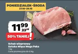 Netto Schab wieprzowy Mega Paka Sztuka Mięsa Mega Paka oferta