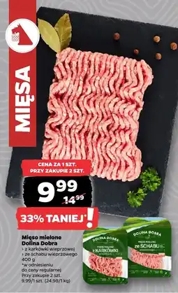 Netto Mięso mielone Dolina Dobra z karkówki wieprzowej Dolina Dobu oferta