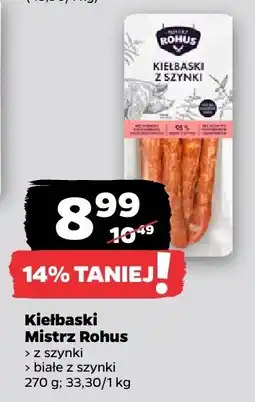 Netto Kiełbaski Mistrz Rohus z szynki oferta