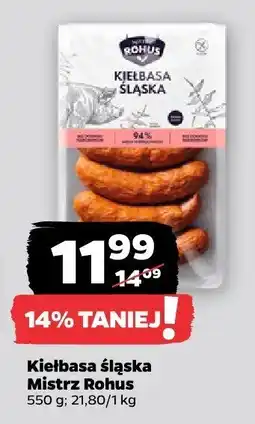 Netto Kiełbasa śląska Mistrz Rohus oferta