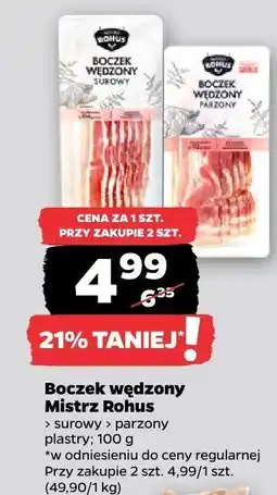 Netto Boczek wędzony Mistrz Rohus surowy oferta