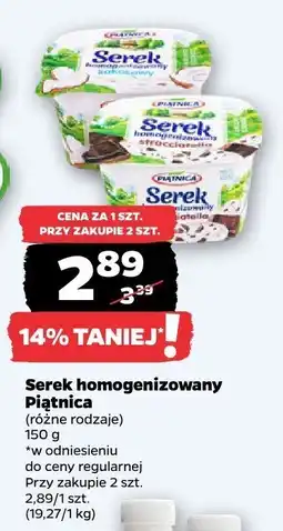 Netto Serek homogenizowany Piątnica różne rodzaje oferta