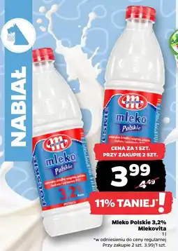 Netto Mleko Polskie 3,2% Mlekovita oferta