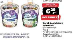 Netto Serek bez laktozy Almette różne rodzaje oferta