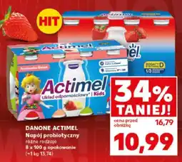 Kaufland Napój probiotyczny Actimel różne rodzaje 8-pak Danone oferta