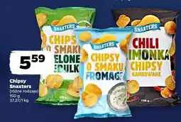 Netto Chipsy Snaxters różne rodzaje oferta