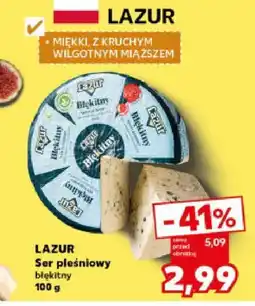 Kaufland Ser pleśniowy błękitny LAZUR 100 g oferta