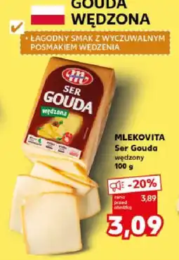 Kaufland Ser Gouda wędzona MLEKOVITA 100 g oferta