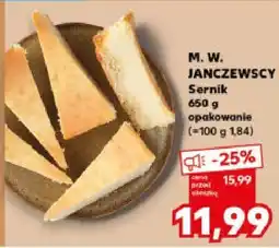 Kaufland M. W. JANCZEWSCY Sernik oferta