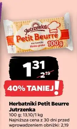 Netto Herbatniki Petit Beurre Jutrzenka oferta