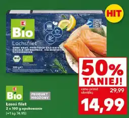 Kaufland Bio Łosoś filet mrożony oferta