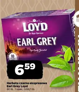Netto Herbata czarna ekspresowa Earl Grey Loyd oferta