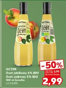 Kaufland OCTIM Ocet jabłkowy 6% BIO Ocet jabłkowy 5% BIO oferta