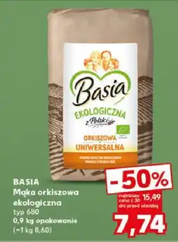 Kaufland BASIA Mąka orkiszowa ekologiczna typ 680 oferta