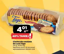 Netto Ciasteczka owsiane De Luxe Tago oferta