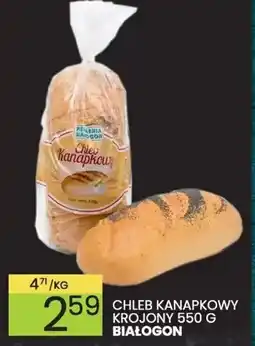 Wafelek Chleb kanapkowy krojony 550g Białogon oferta