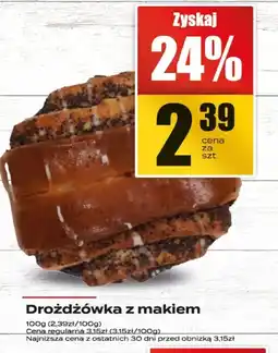 Supeco Drożdżówka z makiem Supeco oferta