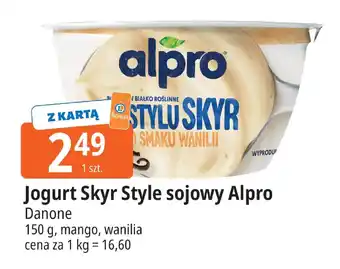Jogurt Skyr Style sojowy Alpro mango, wanilia