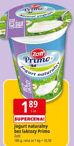 E.Leclerc Jogurt naturalny bez laktozy Primo Zott oferta