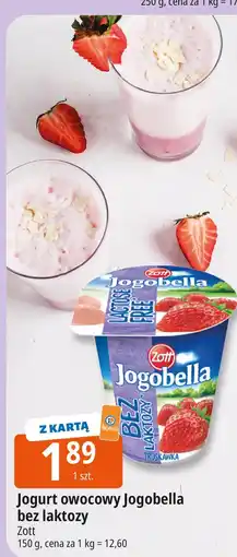 E.Leclerc Jogurt owocowy Jogobella bez laktozy Zott oferta