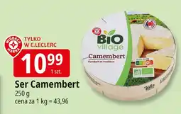 E.Leclerc Ser Camembert Bio Village oferta