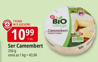 E.Leclerc Ser Camembert Bio Village oferta