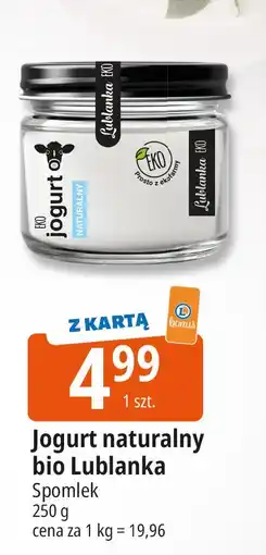E.Leclerc Jogurt naturalny bio Lublanka Spomlek oferta