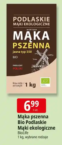 E.Leclerc Mąka pszenna Bio Podlaskie Mąki ekologiczne BioLife oferta