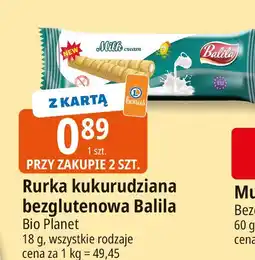 E.Leclerc Rurka kukurudziana bezglutenowa Balia Bio Planet oferta