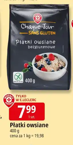 E.Leclerc Płatki owsiane bezglutenowe Chaque Jour oferta