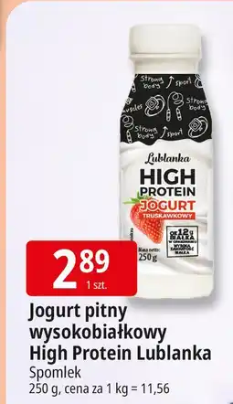 E.Leclerc Jogurt pitny wysokobiałkowy High Protein Lublanka Spomlek oferta