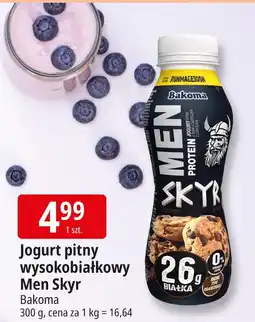 E.Leclerc Jogurt pitny wysokobiałkowy Men Skyr Bakoma oferta