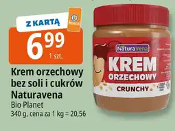 E.Leclerc Krem orzechowy bez soli i cukrów Naturavena Bio Planet oferta
