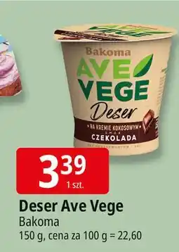 E.Leclerc Deser na kremie kokosowym czekoladowy Bakoma Ave Vege oferta