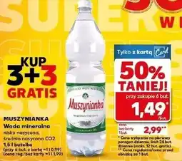 Kaufland Woda niegazowana Muszynianka oferta