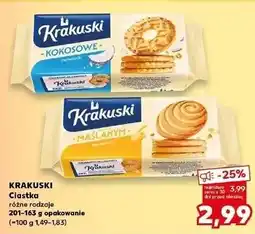Kaufland Ciastka kokosowe Krakuski oferta
