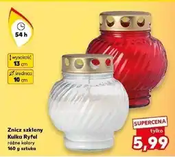 Kaufland Znicz szklany ryfel 54h oferta