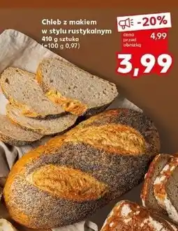 Kaufland Chleb rustykalny z makiem oferta