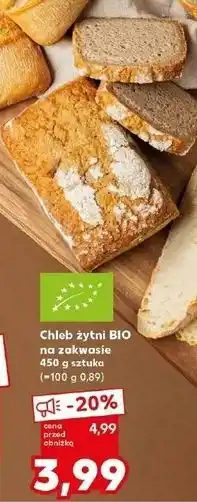 Kaufland Chleb żytni bio oferta