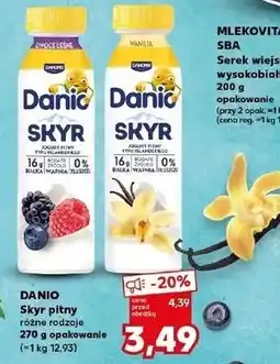 Kaufland Jogurt skyr wanilia Danone Danio oferta