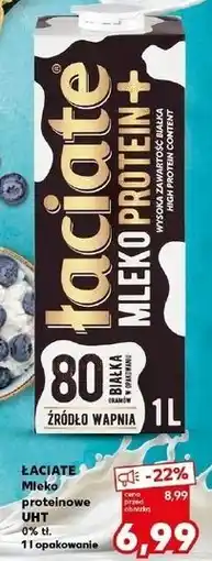 Kaufland Mleko protein + Łaciate oferta