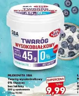 Kaufland Twaróg wysokobiałkowy Mlekovita Sba oferta