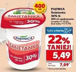Kaufland Śmietanka 30% Piątnica oferta