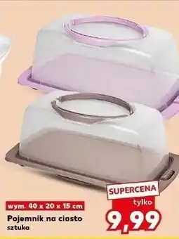 Kaufland Pojemnik na ciasto 40 x 20 15 cm oferta