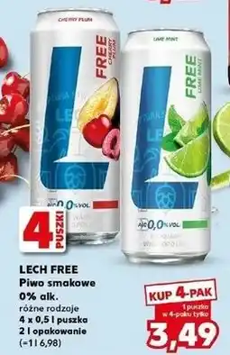 Kaufland Piwo Lech Free Limonka Z Miętą oferta