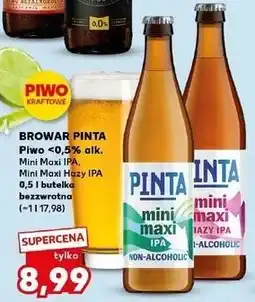 Kaufland Piwo mini maxi hazy ipa Pinta oferta