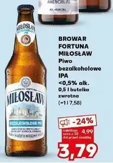 Kaufland Piwo Miłosław Bezalkoholowe Ipa oferta