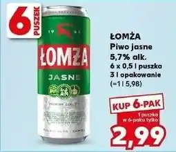 Kaufland Piwo Łomża Jasne (Dawniej Export) oferta
