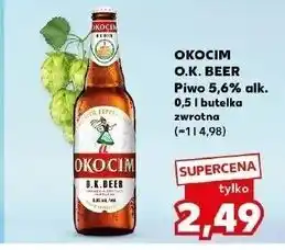 Kaufland Piwo Okocim O.k. Beer oferta