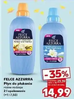 Kaufland Płyn do płukania amber & vanila Felce Azzurra oferta